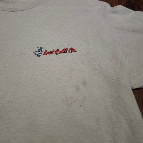 Last Call Co. No Worries Grim Reaper Tee Men's Size Small - Picture 5 of 7